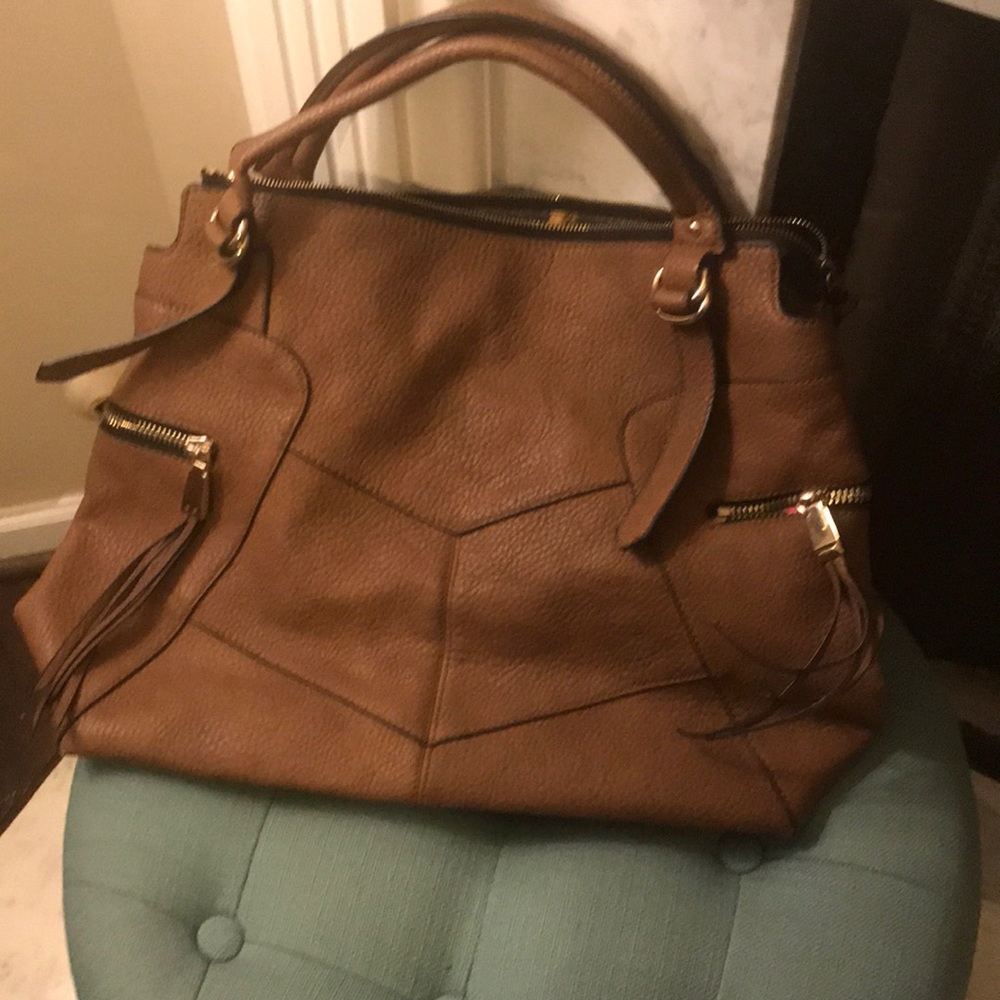 Large Vegan leather handbag